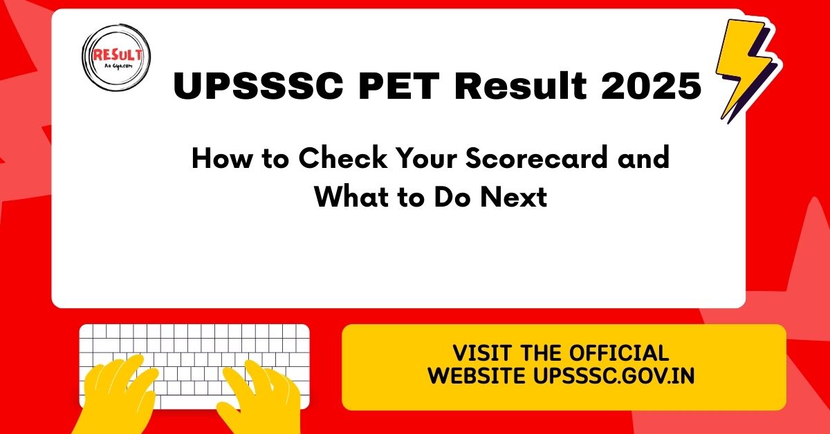 UPSSSC PET Result 2025