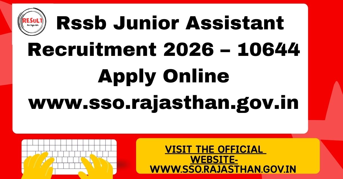 RSSB LDC / Junior Assistant Recruitment 2026
